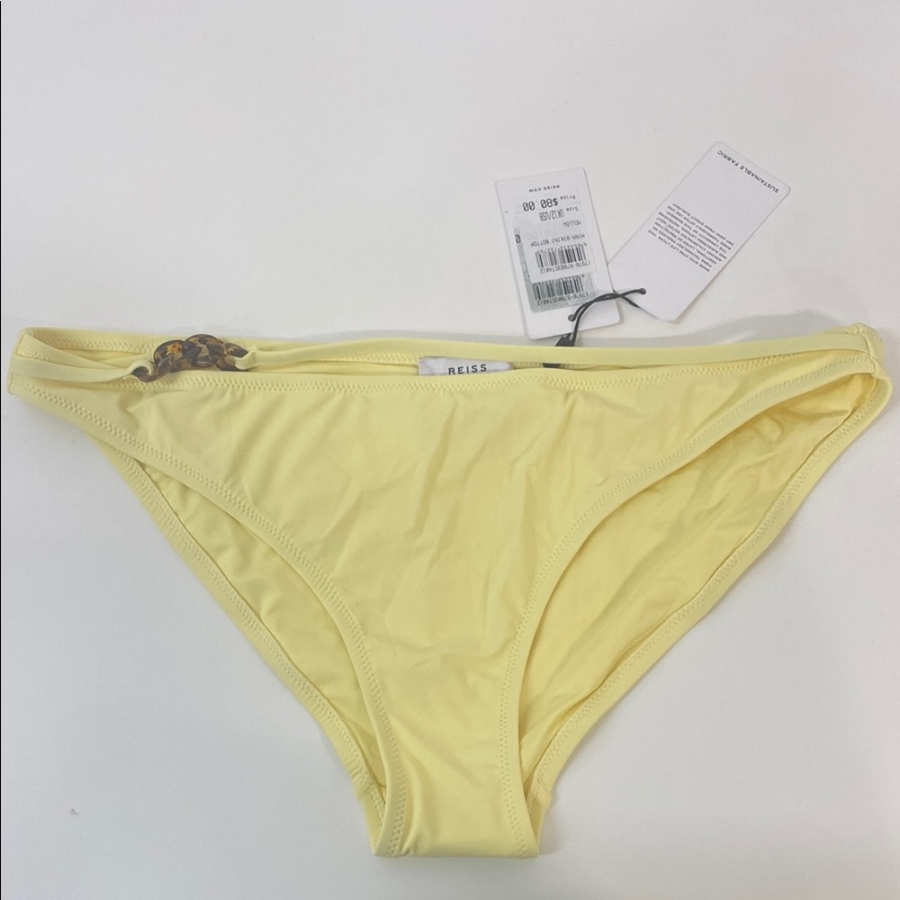 Reiss Yellow Bikini Bottom Classic Swimwear